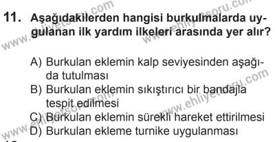10 Ekim 2015 Tarihli Sürücü Adayları Sınavı K Kitapçığı 11. Soru