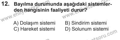 10 Ekim 2015 Tarihli Sürücü Adayları Sınavı K Kitapçığı 12. Soru