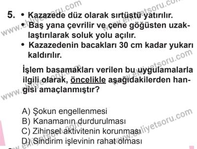 10 Ekim 2015 Tarihli Sürücü Adayları Sınavı L Kitapçığı 5. Soru