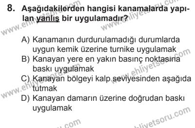 10 Ocak 2015 Tarihli Sürücü Adayları Sınavı K Kitapçığı 8. Soru