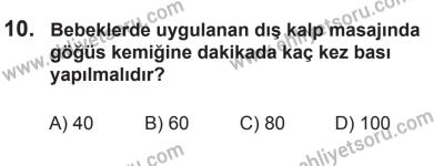 10 Ocak 2015 Tarihli Sürücü Adayları Sınavı L Kitapçığı 10. Soru