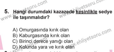 10 Ocak 2015 Tarihli Sürücü Adayları Sınavı M Kitapçığı 5. Soru