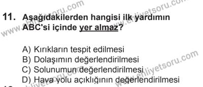 10 Ocak 2015 Tarihli Sürücü Adayları Sınavı M Kitapçığı 11. Soru