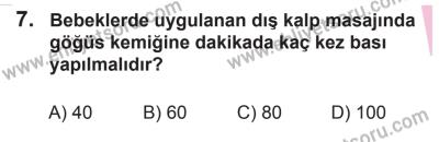 10 Ocak 2015 Tarihli Sürücü Adayları Sınavı N Kitapçığı 7. Soru
