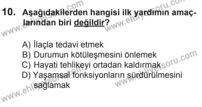 10 Ocak 2015 Tarihli Sürücü Adayları Sınavı N Kitapçığı 10. Soru