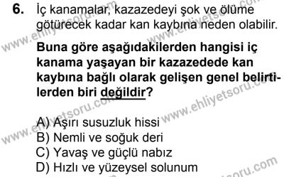 10 Şubat 2018 Tarihli Sürücü Adayları Sınavı K Kitapçığı 6. Soru