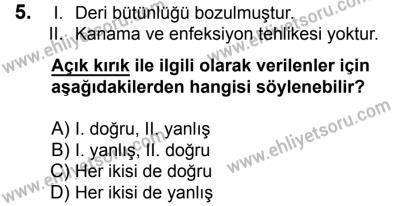 10 Şubat 2018 Tarihli Sürücü Adayları Sınavı N Kitapçığı 5. Soru