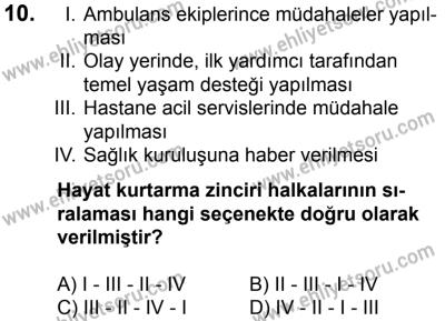 10 Şubat 2018 Tarihli Sürücü Adayları Sınavı N Kitapçığı 10. Soru
