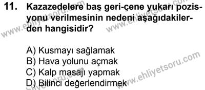 10 Şubat 2018 Tarihli Sürücü Adayları Sınavı N Kitapçığı 11. Soru