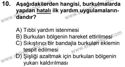 11 Şubat 2017 Tarihli Sürücü Adayları Sınavı K Kitapçığı 1. Oturum 10. Soru