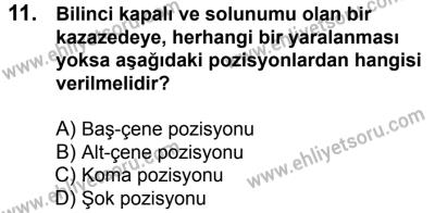 11 Şubat 2017 Tarihli Sürücü Adayları Sınavı K Kitapçığı 1. Oturum 11. Soru