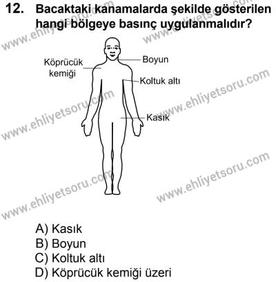 11 Şubat 2017 Tarihli Sürücü Adayları Sınavı N Kitapçığı 1. Oturum 12. Soru