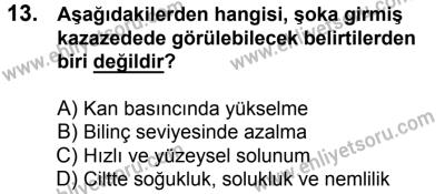 11 Şubat 2017 Tarihli Sürücü Adayları Sınavı N Kitapçığı 1. Oturum 13. Soru