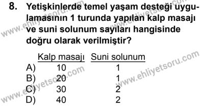 11 Şubat 2017 Tarihli Sürücü Adayları Sınavı N Kitapçığı 2. Oturum 8. Soru