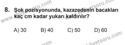 12 Aralık 2015 Tarihli Sürücü Adayları Sınavı K Kitapçığı 8. Soru