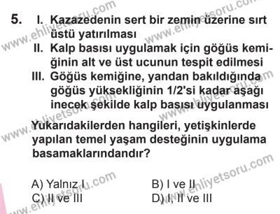 12 Aralık 2015 Tarihli Sürücü Adayları Sınavı L Kitapçığı 5. Soru