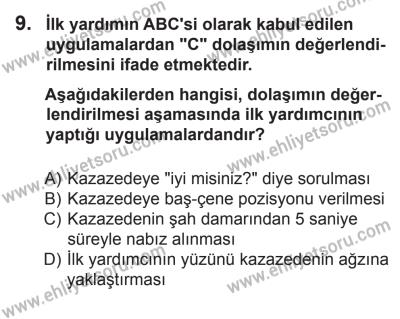 12 Aralık 2015 Tarihli Sürücü Adayları Sınavı L Kitapçığı 9. Soru