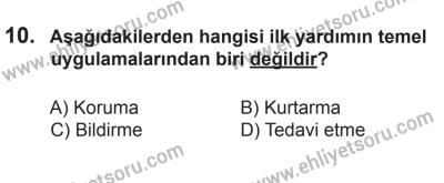 12 Aralık 2015 Tarihli Sürücü Adayları Sınavı L Kitapçığı 10. Soru