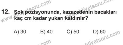 12 Aralık 2015 Tarihli Sürücü Adayları Sınavı L Kitapçığı 12. Soru