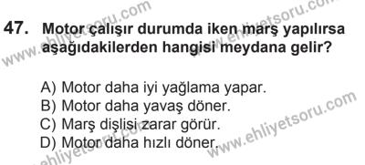 12 Aralık 2015 Tarihli Sürücü Adayları Sınavı M Kitapçığı 47. Soru