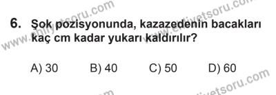 12 Aralık 2015 Tarihli Sürücü Adayları Sınavı N Kitapçığı 6. Soru