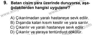 12 Ocak 2014 Tarihli Sürücü Adayları Sınavı K Kitapçığı 9. Soru