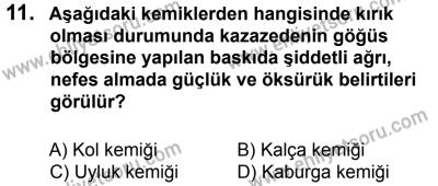 12 Ocak 2014 Tarihli Sürücü Adayları Sınavı K Kitapçığı 11. Soru