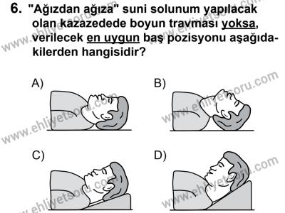12 Ocak 2014 Tarihli Sürücü Adayları Sınavı L Kitapçığı 6. Soru