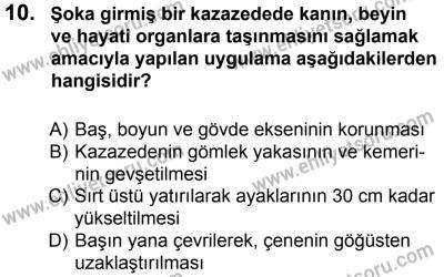 12 Ocak 2014 Tarihli Sürücü Adayları Sınavı L Kitapçığı 10. Soru