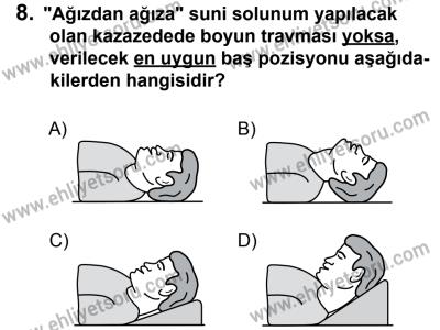 12 Ocak 2014 Tarihli Sürücü Adayları Sınavı M Kitapçığı 8. Soru