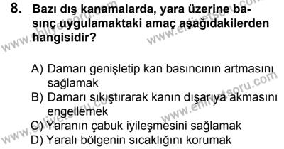 12 Ocak 2014 Tarihli Sürücü Adayları Sınavı N Kitapçığı 8. Soru