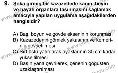 12 Ocak 2014 Tarihli Sürücü Adayları Sınavı N Kitapçığı 9. Soru