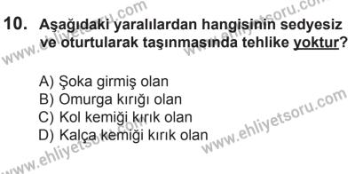 12 Temmuz 2014 Tarihli Sürücü Adayları Sınavı K Kitapçığı 10. Soru