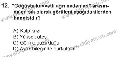 12 Temmuz 2014 Tarihli Sürücü Adayları Sınavı K Kitapçığı 12. Soru