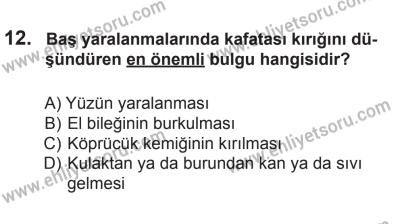 12 Temmuz 2014 Tarihli Sürücü Adayları Sınavı L Kitapçığı 12. Soru