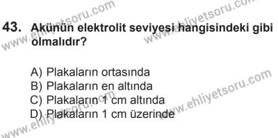 12 Temmuz 2014 Tarihli Sürücü Adayları Sınavı M Kitapçığı 43. Soru