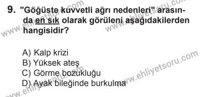 12 Temmuz 2014 Tarihli Sürücü Adayları Sınavı N Kitapçığı 9. Soru