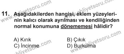 14 Haziran 2014 Tarihli Sürücü Adayları Sınavı K Kitapçığı 11. Soru
