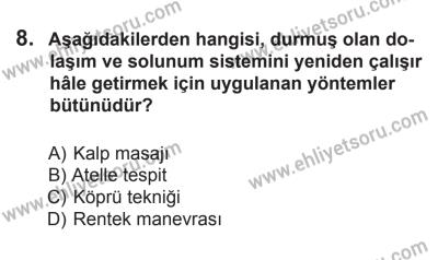 14 Haziran 2014 Tarihli Sürücü Adayları Sınavı L Kitapçığı 8. Soru