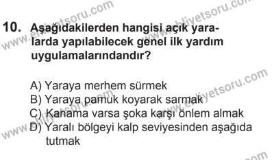 14 Haziran 2014 Tarihli Sürücü Adayları Sınavı L Kitapçığı 10. Soru