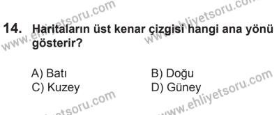 14 Haziran 2014 Tarihli Sürücü Adayları Sınavı L Kitapçığı 14. Soru