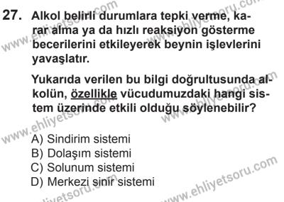 14 Haziran 2014 Tarihli Sürücü Adayları Sınavı L Kitapçığı 27. Soru