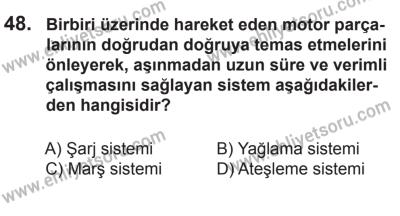 14 Haziran 2014 Tarihli Sürücü Adayları Sınavı L Kitapçığı 48. Soru