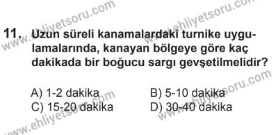 14 Haziran 2014 Tarihli Sürücü Adayları Sınavı M Kitapçığı 11. Soru