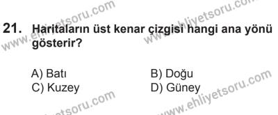 14 Haziran 2014 Tarihli Sürücü Adayları Sınavı M Kitapçığı 21. Soru
