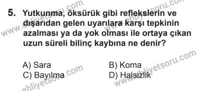 14 Haziran 2014 Tarihli Sürücü Adayları Sınavı N Kitapçığı 5. Soru