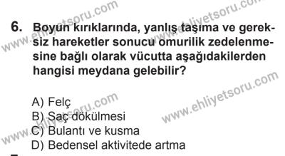 14 Haziran 2014 Tarihli Sürücü Adayları Sınavı N Kitapçığı 6. Soru