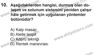14 Haziran 2014 Tarihli Sürücü Adayları Sınavı N Kitapçığı 10. Soru