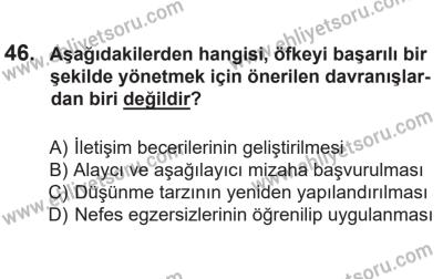 14 Nisan 2016 Tarihli Sürücü Adayları Sınavı M Kitapçığı 2. Oturum 46. Soru