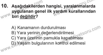 14 Nisan 2016 Tarihli Sürücü Adayları Sınavı N Kitapçığı 1Oturumu 10. Soru